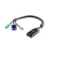 ATEN Adaptador KVM VGA PS/2 con compatibilidad de vídeo compuesto