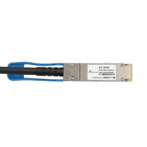 Extralink Cable QSFP28 QSFP28 DAC DAC, 100G, 3m, 30AWG Passive