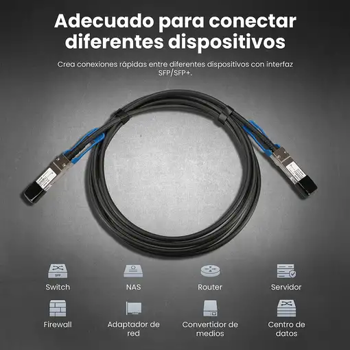 Extralink Cable QSFP28 QSFP28 DAC DAC, 100G, 3m, 30AWG Passive