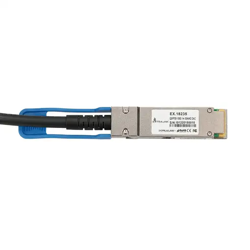 Extralink Cable QSFP28 QSFP28 DAC DAC, 100G, 1m, 30AWG Passive