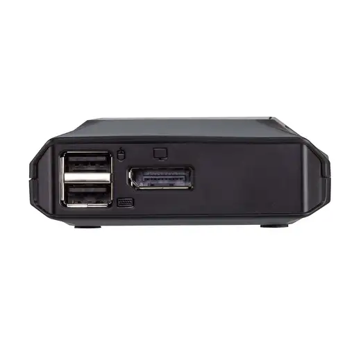 ATEN Switch KVM DisplayPort 4K USB-C de 2 puertos con selector de puertos remoto