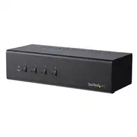 StarTech.com Switch Conmutador KVM de 4 Puertos DVI con Enlace Doble y Vídeo Doble