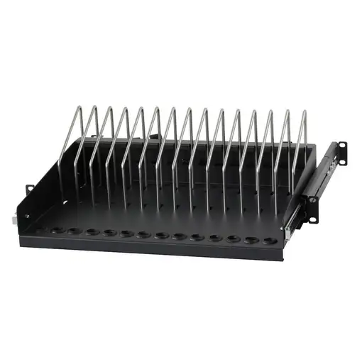 Techly I-CABINET-TRAY14BK accesorio de bastidor Cajón metálico para rack
