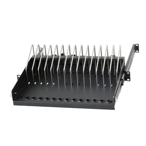Techly I-CABINET-TRAY14BK accesorio de bastidor Cajón metálico para rack