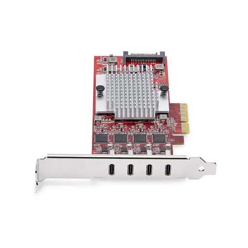 StarTech.com Tarjeta PCIe USB-C de 4 Puertos - Hub Interno USB Tipo C - USB 3.2 10