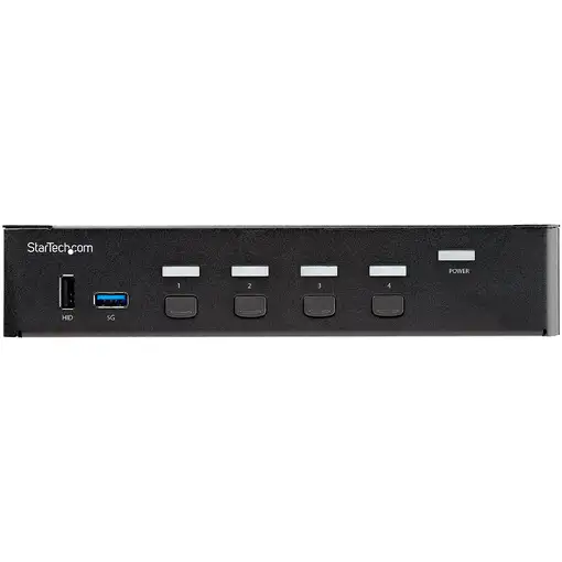 StarTech.com Switch Conmutador KVM de 4 Puertos HDMI 2.0 4K para 1 Monitor - Vídeo