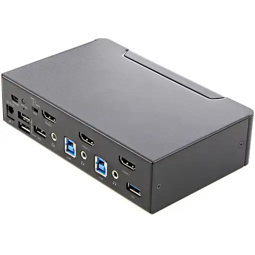 StarTech.com Switch Conmutador KVM de 2 Puertos HDMI 2.0 4K para 1 Monitor - Vídeo