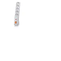 HSK DATA Acar F5 3m base múltiple 5 salidas AC Interior / exterior Gris