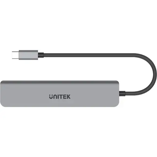 UNITEK uHUB S7+ Alámbrico USB 3.2 Gen 1 (3.1 Gen 1) Type-C Gris