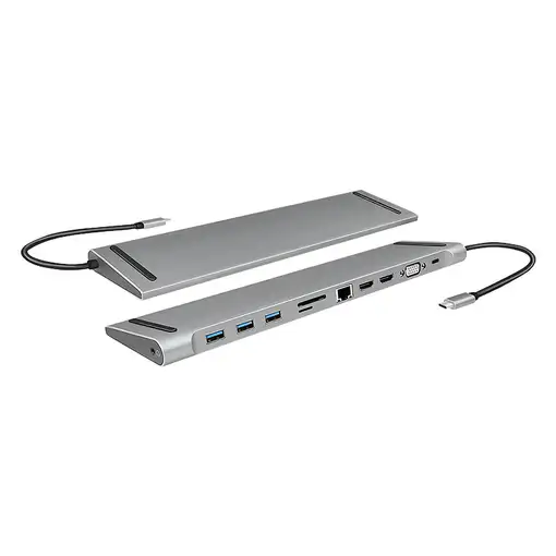 LogiLink UA0373 base para portátil y replicador de puertos Alámbrico USB 3.2 Gen 1