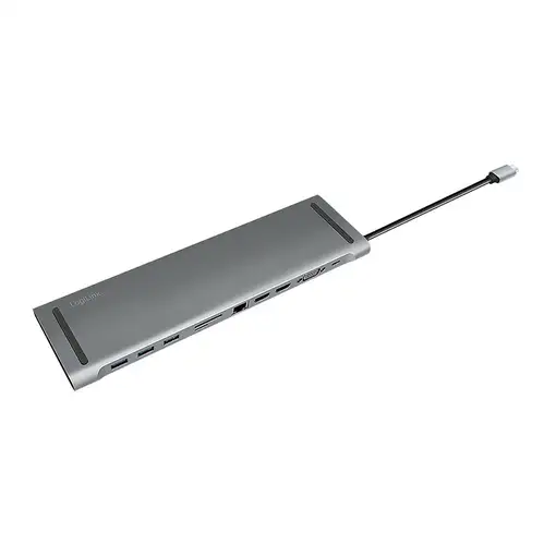 LogiLink UA0373 base para portátil y replicador de puertos Alámbrico USB 3.2 Gen 1