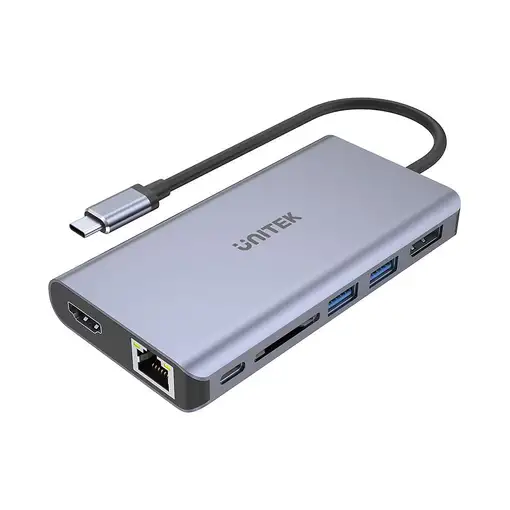 UNITEK uHUB S7 USB 3.2 Gen 1 (3.1 Gen 1) Type-C Gris UNITEK uHUB S7 USB 3.2 Gen 1 (3.1 Gen 1) Type-C Gris