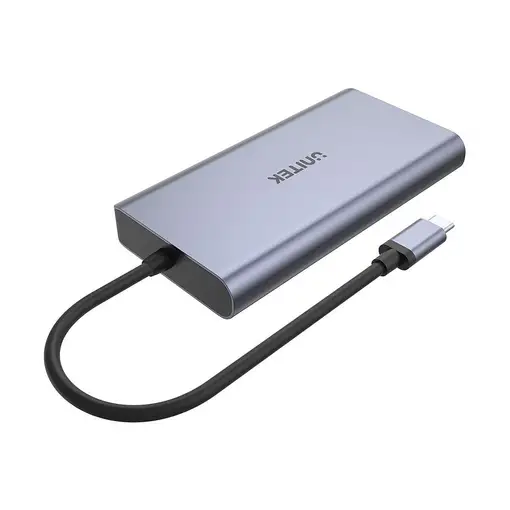 UNITEK uHUB S7 USB 3.2 Gen 1 (3.1 Gen 1) Type-C Gris