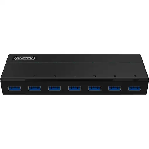 UNITEK Y-3184 hub de interfaz USB 3.2 Gen 1 (3.1 Gen 1) Type-A 5000 Mbit/s Negro
