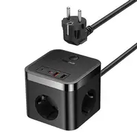 Baseus PowerCombo Universal Negro Corriente alterna Interior