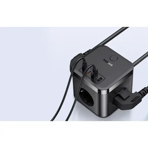 Baseus PowerCombo Universal Negro Corriente alterna Interior