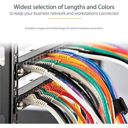 StarTech.com Cable de Red Gigabit Ethernet 15m UTP Patch Cat6 Cat 6 RJ45 Snagless