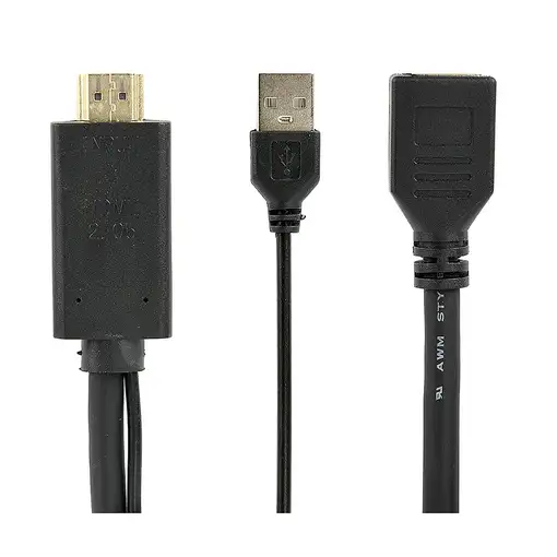 Gembird A-HDMIM-DPF-01 adaptador de cable de vídeo 0,1 m HDMI tipo A (Estándar)