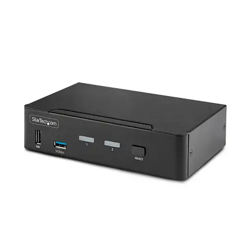 StarTech.com Switch Conmutador KVM DisplayPort de 2 Puertos - 8K60/4K144