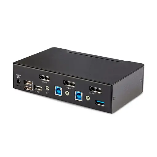 StarTech.com Switch Conmutador KVM DisplayPort de 2 Puertos - 8K60/4K144