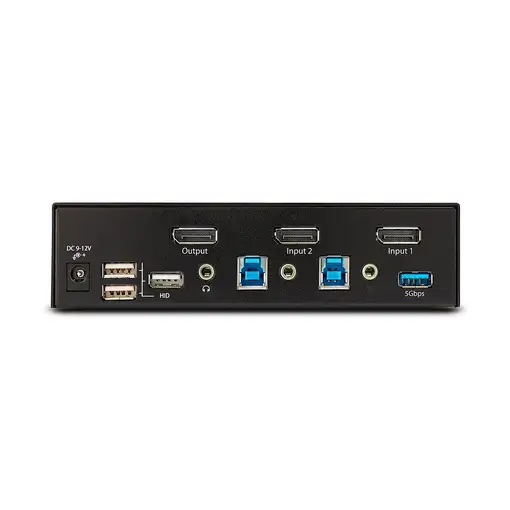 StarTech.com Switch Conmutador KVM DisplayPort de 2 Puertos - 8K60/4K144