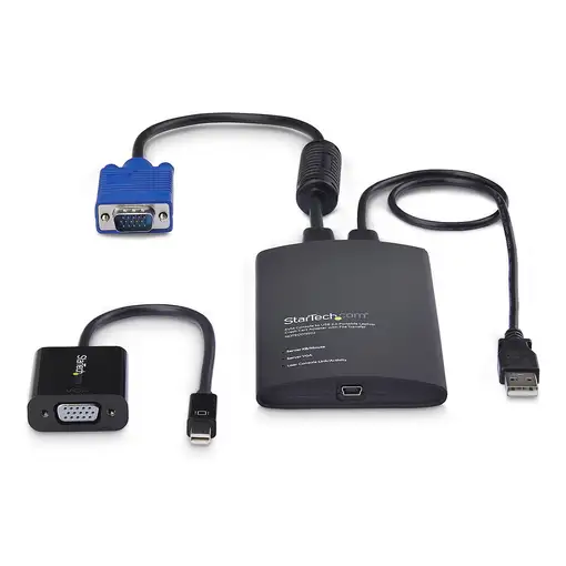 StarTech.com Adaptador Crash Cart USB a VGA/ Mini DisplayPort para Portátil