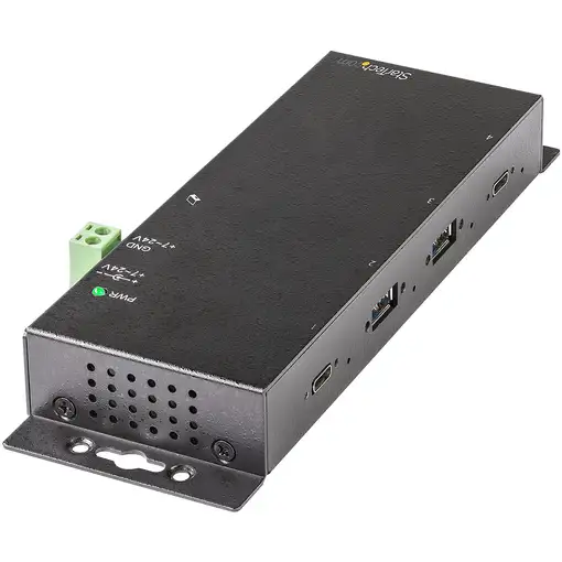StarTech.com Hub USB C de 4 Puertos - 10Gbps - Ladrón Concentrador Industrial 2x U