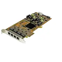 StarTech.com Tarjeta PCI Express de Red Ethernet Gigabit con 4 Puertos RJ45 PoE Po