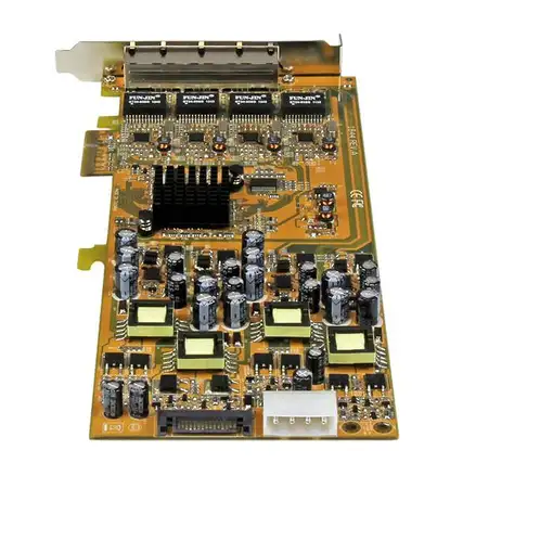 StarTech.com Tarjeta PCI Express de Red Ethernet Gigabit con 4 Puertos RJ45 PoE Po