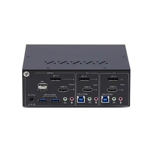 StarTech.com Switch KVM de 2 Puertos DisplayPort HDMI - Conmutador KVM
