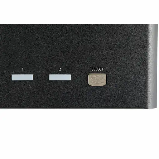 StarTech.com Switch Conmutador KVM de 2 Puertos DisplayPort 4K para 3 Monitores