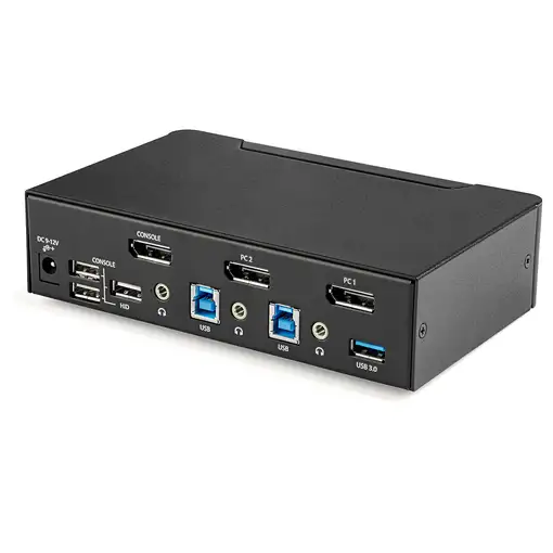 StarTech.com Switch Conmutador KVM de 2 Puertos DisplayPort - 4K a 60Hz