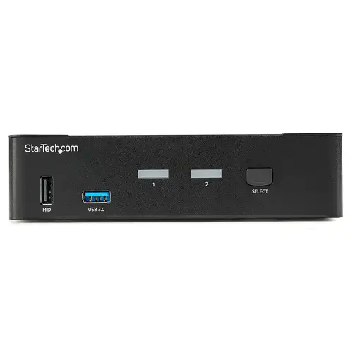 StarTech.com Switch Conmutador KVM de 2 Puertos DisplayPort - 4K a 60Hz
