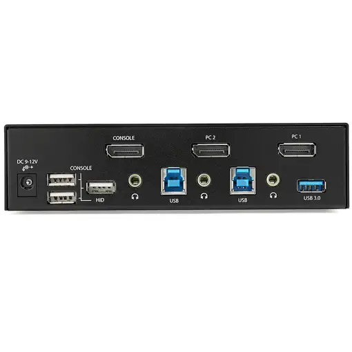 StarTech.com Switch Conmutador KVM de 2 Puertos DisplayPort - 4K a 60Hz