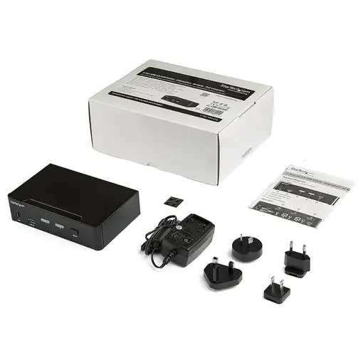 StarTech.com Switch Conmutador KVM de 2 Puertos DisplayPort - 4K a 60Hz