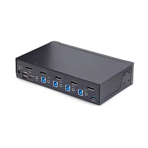 StarTech.com Switch Conmutador KVM DisplayPort de 4 Puertos - 8K60/4K144