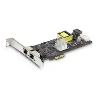 StarTech.com Tarjeta de Red Ethernet PCIe de 2 Puertos PoE de 2,5Gb
