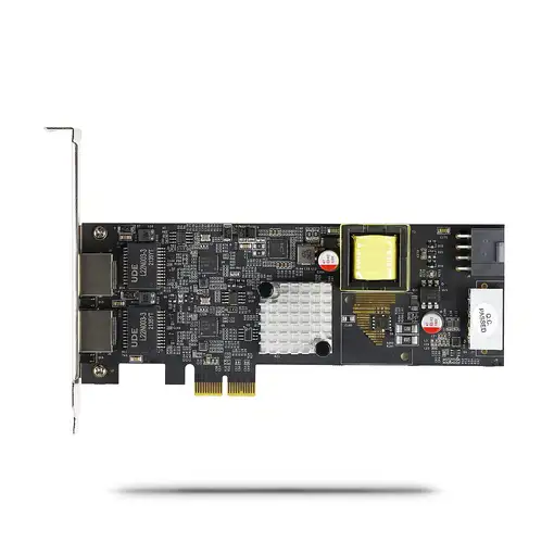 StarTech.com Tarjeta de Red Ethernet PCIe de 2 Puertos PoE de 2,5Gb