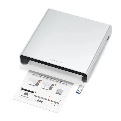 Satechi ST-AMSHS base para portátil y replicador de puertos USB 3.2 Gen 1