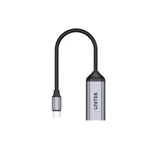 UNITEK V1420A adaptador de cable de vídeo 0,15 m USB Tipo C HDMI Gris