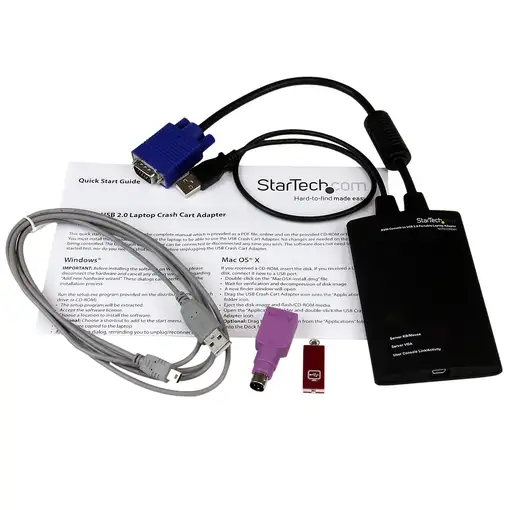 StarTech.com Adaptador Crash Cart USB KVM para Ordenador Portátil
