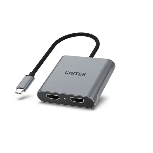 UNITEK V1404B adaptador de cable de vídeo 0,15 m USB Tipo C 2 x HDMI Gris UNITEK V1404B adaptador de cable de vídeo 0,15 m USB Tipo C 2 x HDMI Gris