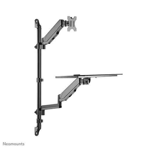 Neomounts WL90-325BL1 Soporte de pared para puesto de trabajo de pie/sentado 17-32