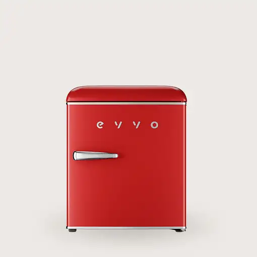 Nevera mini retro roja, 45 L, 55 cm alto, F20 Retro Mini EVVO Nevera mini retro roja, 45 L, 55 cm alto, F20 Retro Mini EVVO