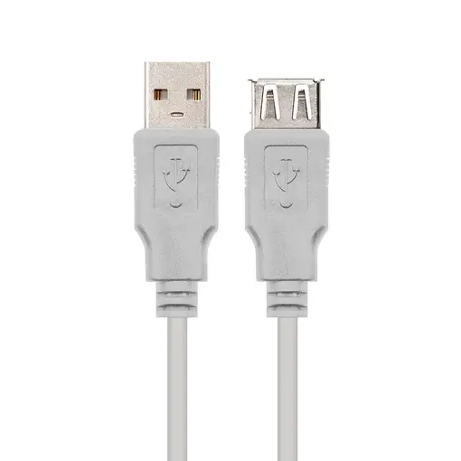 Nanocable CABLE USB 2.0, TIPO A/M-A/H, BEIGE, 3.0 M