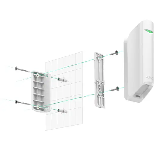 Ajax 13268 detector de movimiento Sensor infrarrojo pasivo (PIR) Inalámbrico Pared