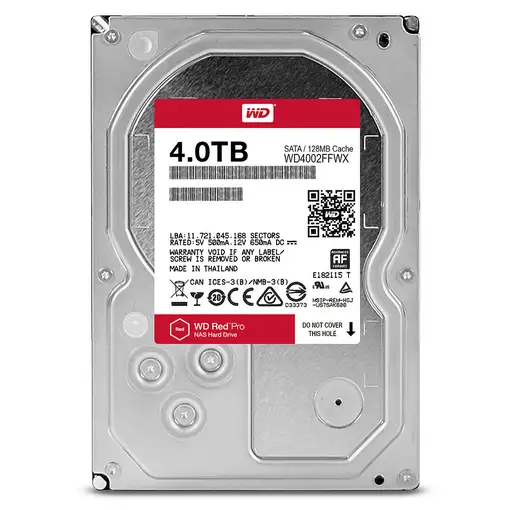 Western Digital Red Pro disco duro interno 4 TB 7200 RPM 128 MB 3.5" Serial ATA II