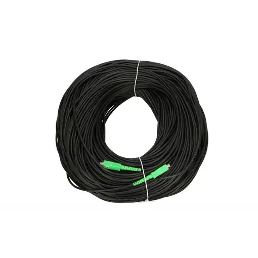 Extralink Patchcord SC/APC-SC/APC Redondo, drop, monomodo, Simplex, G.657A2, 150m