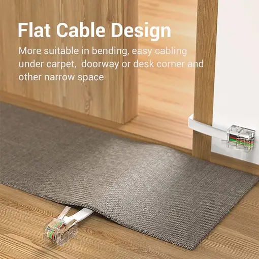 Vention IQBWH cable telefónico 2 m Blanco