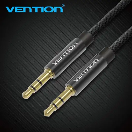 Vention BAGBG cable de audio 1,5 m 3,5mm Negro